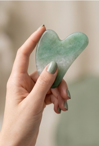 Authentic Aventurine Gua Sha Facial Massage Tool