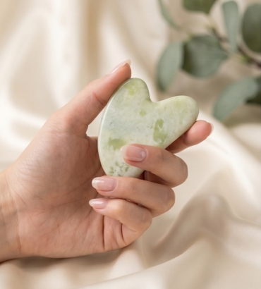 Authentic Nephrite Jade Gua Sha Facial Massage Tool