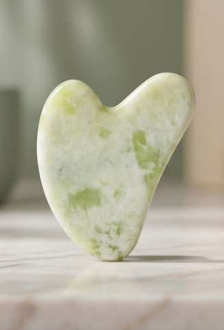 Authentic Nephrite Jade Gua Sha Facial Massage Tool