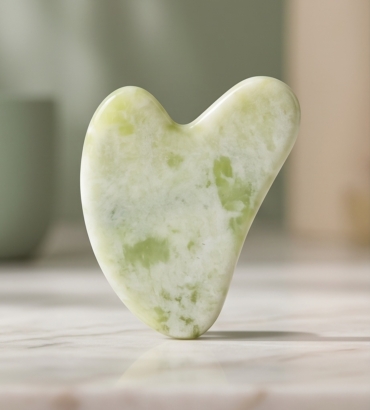 Authentic Nephrite Jade Gua Sha Facial Massage Tool